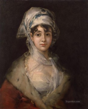 Actriz Antonia Zárate Francisco de Goya Pinturas al óleo